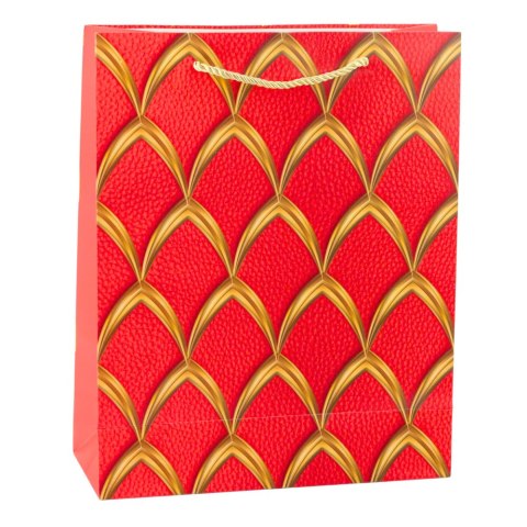 LEAN Torba Prezentowa Elegancka Złote Zdobienia 32 x 26 x 12 cm LEAN Torba Prezentowa Elegancka Złote Zdobienia 32 x 26 x 12 cm