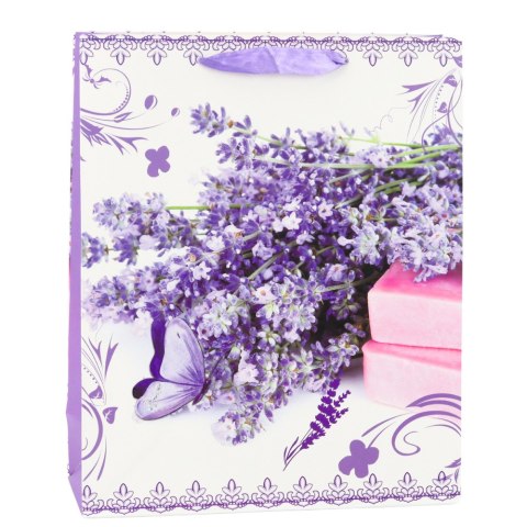 LEAN Torba Prezentowa Papierowa Lawenda 32 x 26 x 12 cm LEAN Torba Prezentowa Papierowa Lawenda 32 x 26 x 12 cm