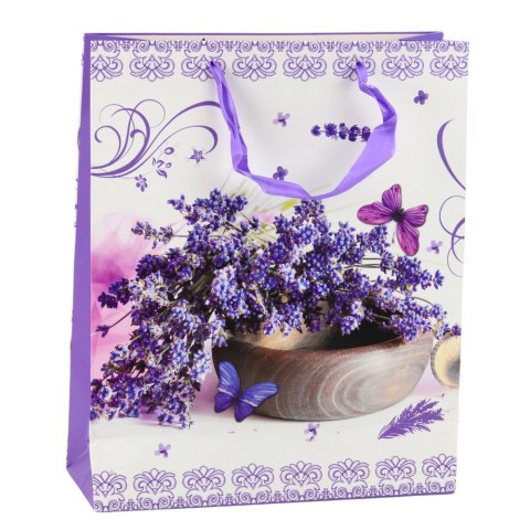 LEAN Torba Prezentowa Papierowa Lawenda 32 x 26 x 12 cm LEAN Torba Prezentowa Papierowa Lawenda 32 x 26 x 12 cm