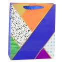 LEAN Torba Prezentowa Papierowa Wzory Geometryczne 32 x 26 x 12 cm