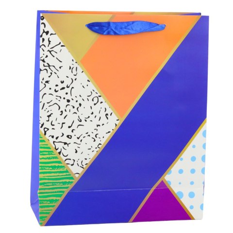 LEAN Torba Prezentowa Papierowa Wzory Geometryczne 32 x 26 x 12 cm LEAN Torba Prezentowa Papierowa Wzory Geometryczne 32 x 26 x 12 cm