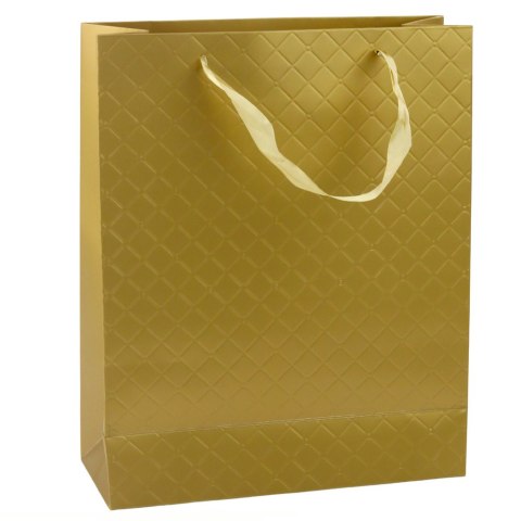LEAN Torba Prezentowa Papierowa Złota Elegancka 32 x 26 x 12cm LEAN Torba Prezentowa Papierowa Złota Elegancka 32 x 26 x 12cm