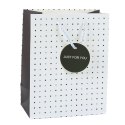 LEAN Torba Prezentowa Z Kropkami Napis Just For You 23 x 18 x 10,5 cm