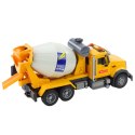 LEAN Toys Ciężarówka Betoniarka Obrotowy Bęben Światła Dźwięki Żółta