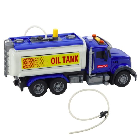 LEAN Toys Ciężarówka Cysterna Woda Światła Dźwięki Niebieska 1:14 LEAN Toys Ciężarówka Cysterna Woda Światła Dźwięki Niebieska 1:14