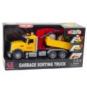 LEAN Toys Ciężarówka Do Sortowania Śmieci Pojemniki Na Odpady Światła Dźwięki