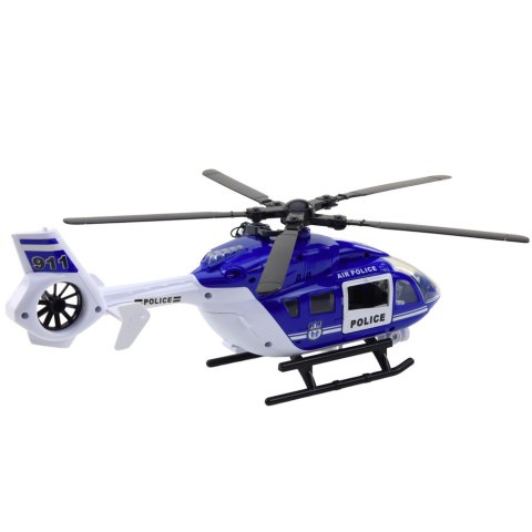 LEAN Toys Helikopter Policyjny Hak Nosze Światła Dźwięki 1:14 LEAN Toys Helikopter Policyjny Hak Nosze Światła Dźwięki 1:14