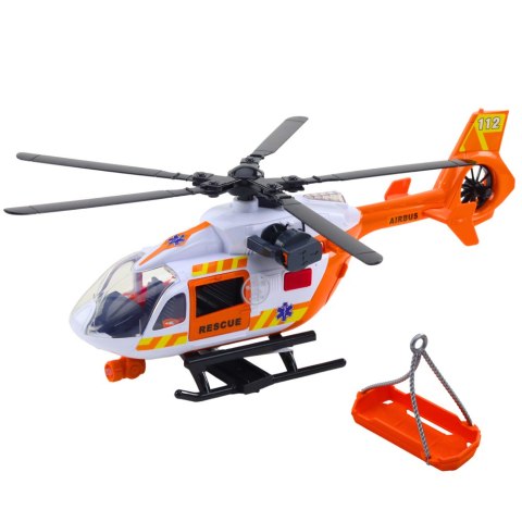 LEAN Toys Helikopter Ratunkowy Hak Nosze Światła Dźwięki 1:14 LEAN Toys Helikopter Ratunkowy Hak Nosze Światła Dźwięki 1:14