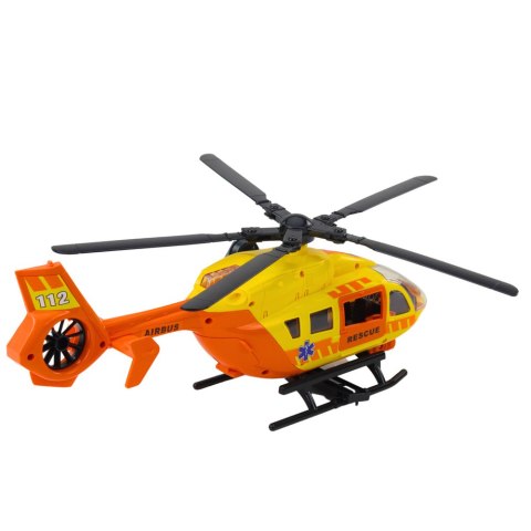 LEAN Toys Helikopter Ratunkowy Hak Nosze Światła Dźwięki Pomarańczowy 1:12 LEAN Toys Helikopter Ratunkowy Hak Nosze Światła Dźwięki Pomarańczowy 1:12