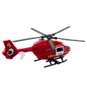 LEAN Toys Helikopter Straży Pożarnej Hak Nosze Światła Dźwięki 1:12