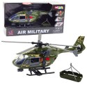 LEAN Toys Helikopter Wojskowy Militarny Hak Nosze Światła Dźwięki 1:12