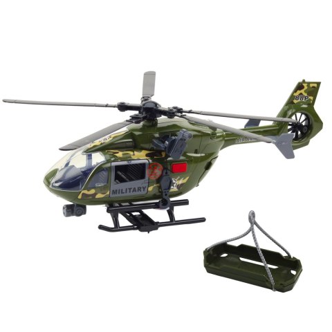 LEAN Toys Helikopter Wojskowy Militarny Hak Nosze Światła Dźwięki 1:12 LEAN Toys Helikopter Wojskowy Militarny Hak Nosze Światła Dźwięki 1:12