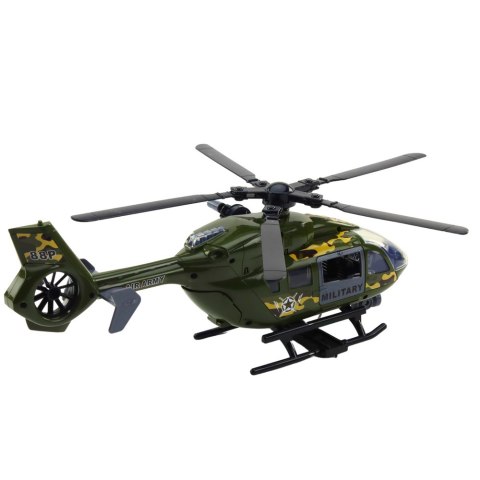 LEAN Toys Helikopter Wojskowy Militarny Hak Nosze Światła Dźwięki 1:12 LEAN Toys Helikopter Wojskowy Militarny Hak Nosze Światła Dźwięki 1:12