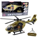 LEAN Toys Helikopter Wojskowy Militarny Hak Nosze Światła Dźwięki 1:14