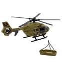 LEAN Toys Helikopter Wojskowy Militarny Hak Nosze Światła Dźwięki 1:14