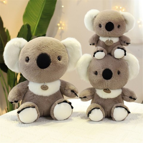 LEAN Toys Maskotka Pluszowa Przytulanka Miś Koala Szary 23cm LEAN Toys Maskotka Pluszowa Przytulanka Miś Koala Szary 23cm