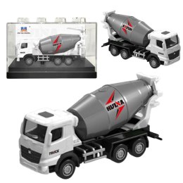 HUINA Betoniarka Metalowa Model Kolekcjonerski Huina Biała 1:80