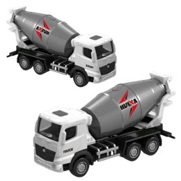 HUINA Betoniarka Metalowa Model Kolekcjonerski Huina Biała 1:80