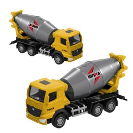 HUINA Betoniarka Metalowa Model Kolekcjonerski Huina Żółta 1:80