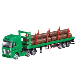 HUINA Ciężarówka Transport Drewna Metalowa Huina 1:50 Zielona