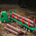 HUINA Ciężarówka Transport Drewna Metalowa Huina 1:50 Zielona