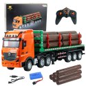 HUINA Ciężarówka Transporter Drewna Zdalnie Sterowany RC Huina 1:18