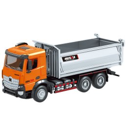 HUINA Ciężarówka Wywrotka Metalowa Huina Pomarańczowa 1:50