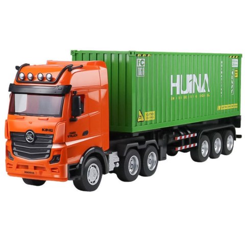 HUINA Ciężarówka Z Kontenerem Zdalnie Sterowana RC Huina Zielona 1:18 HUINA Ciężarówka Z Kontenerem Zdalnie Sterowana RC Huina Zielona 1:18