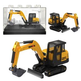 HUINA Koparka Gąsienicowa Metalowa Model Kolekcjonerski Huina Żółta1:80
