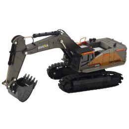 HUINA Koparka Gąsienicowa Metalowa Ruchoma Łyżka Huina Czarna 1:50