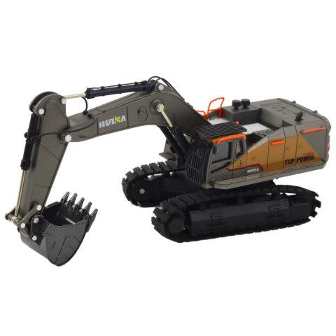 HUINA Koparka Gąsienicowa Metalowa Ruchoma Łyżka Huina Czarna 1:50 HUINA Koparka Gąsienicowa Metalowa Ruchoma Łyżka Huina Czarna 1:50