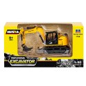 HUINA Koparka Gąsienicowa Ze Spychaczem Metalowa Huina Żółta 1:50