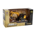 HUINA Koparka Kołowa Ze Spychaczem Metalowa Huina Żółta 1:50
