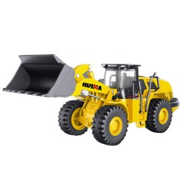 HUINA Koparko Ładowarka Metalowa Konstrukcja Huina Żółta 1:50