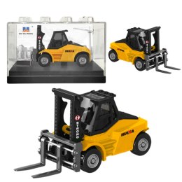 HUINA Wózek Widłowy Metalowy Model Kolekcjonerski Huina Żółty 1:80