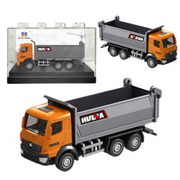 HUINA Wywrotka Metalowa Model Kolekcjonerski Huina Pomarańczowa 1:80