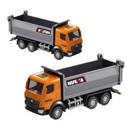 HUINA Wywrotka Metalowa Model Kolekcjonerski Huina Pomarańczowa 1:80