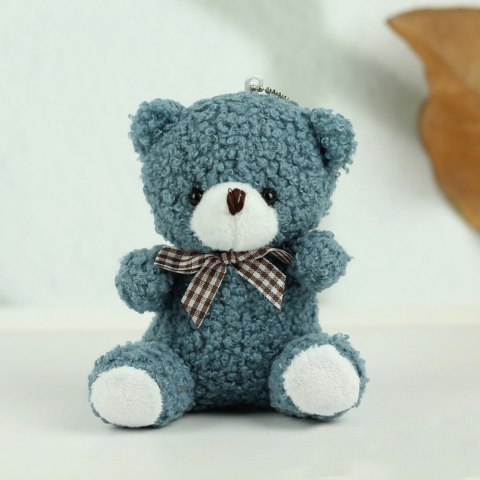 LEAN TOYS Miś Pluszowy Brelok Zawieszka Ozdoba Granatowy 8cm LEAN TOYS Miś Pluszowy Brelok Zawieszka Ozdoba Granatowy 8cm