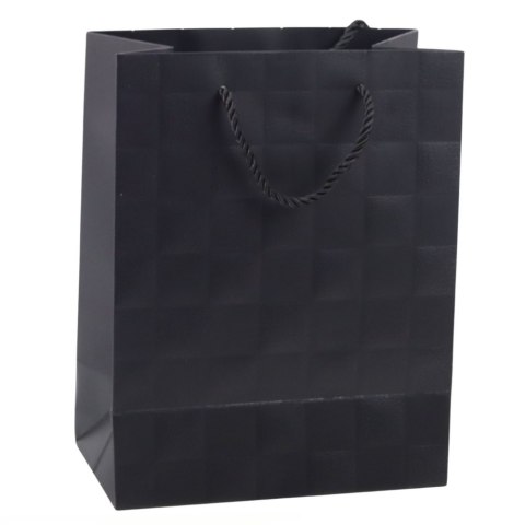 LEAN Torba Prezentowa Elegancka Tłoczone Kwadraty 23 x 18 x 10,5 cm LEAN Torba Prezentowa Elegancka Tłoczone Kwadraty 23 x 18 x 10,5 cm