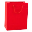 LEAN Torba Prezentowa Elegancka Tłoczone Kwadraty 23 x 18 x 10,5 cm