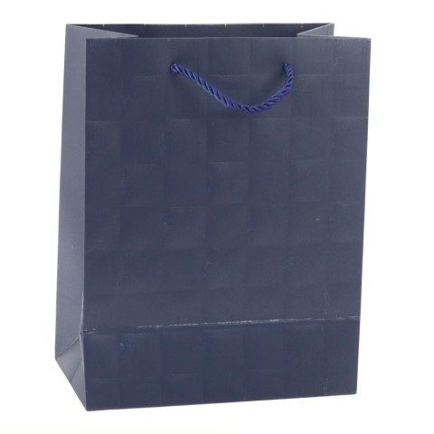 LEAN Torba Prezentowa Elegancka Tłoczone Kwadraty 23 x 18 x 10,5 cm LEAN Torba Prezentowa Elegancka Tłoczone Kwadraty 23 x 18 x 10,5 cm