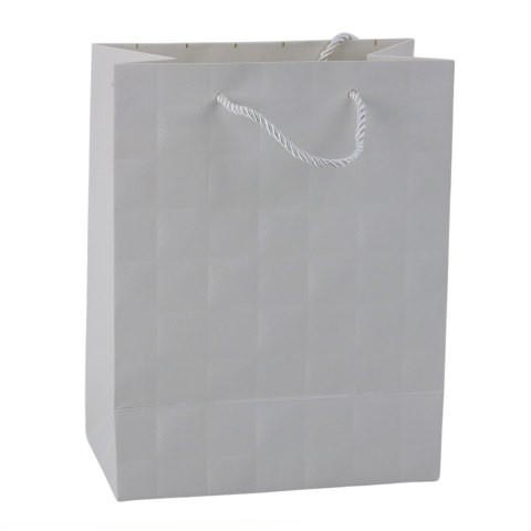LEAN Torba Prezentowa Elegancka Tłoczone Kwadraty 23 x 18 x 10,5 cm LEAN Torba Prezentowa Elegancka Tłoczone Kwadraty 23 x 18 x 10,5 cm