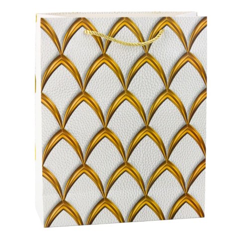 LEAN Torba Prezentowa Elegancka Złote Zdobienia 32 x 26 x 12 cm LEAN Torba Prezentowa Elegancka Złote Zdobienia 32 x 26 x 12 cm