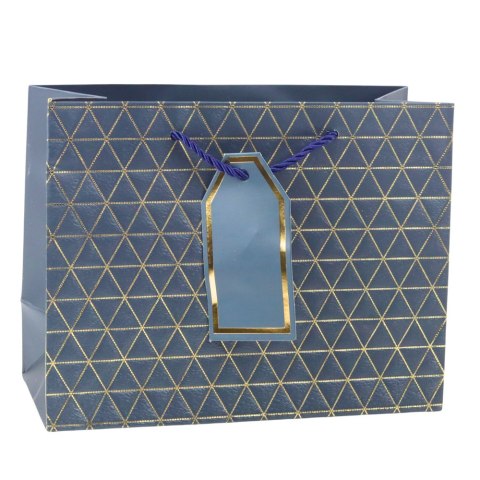 LEAN Torba Prezentowa Geometryczna Złote Linie 23 x 18 x 10 cm LEAN Torba Prezentowa Geometryczna Złote Linie 23 x 18 x 10 cm