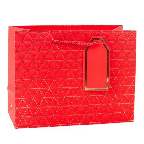 LEAN Torba Prezentowa Geometryczna Złote Linie 23 x 18 x 10 cm LEAN Torba Prezentowa Geometryczna Złote Linie 23 x 18 x 10 cm