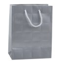 LEAN Torba Prezentowa Kwadraty Strukturalne Elegancka 23 x 18 x 10 cm