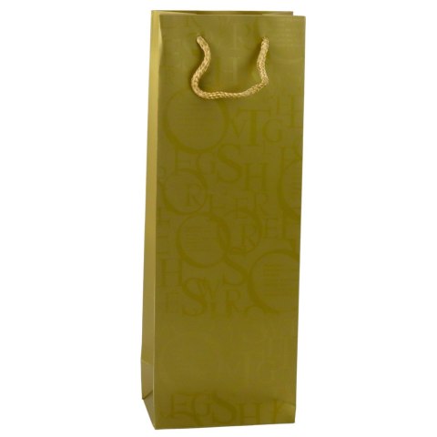 LEAN Torba Prezentowa Na Butelkę Wino Wzór Z Napisami 35 x 12 x 9 cm LEAN Torba Prezentowa Na Butelkę Wino Wzór Z Napisami 35 x 12 x 9 cm