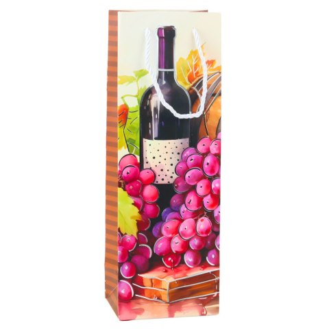 LEAN Torba Prezentowa Na Wino Butelkę Papierowa 35 x 12 x 9 cm LEAN Torba Prezentowa Na Wino Butelkę Papierowa 35 x 12 x 9 cm