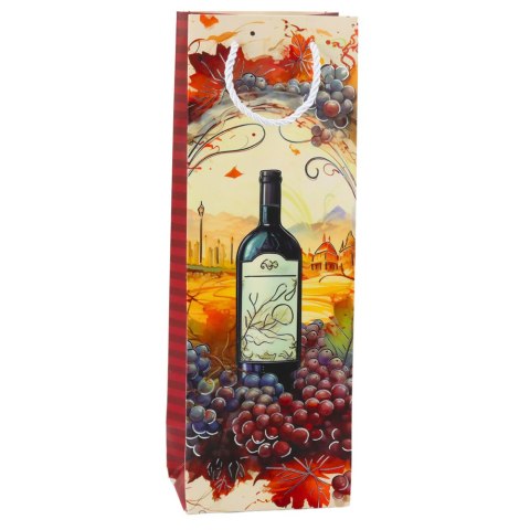 LEAN Torba Prezentowa Na Wino Butelkę Papierowa 35 x 12 x 9 cm LEAN Torba Prezentowa Na Wino Butelkę Papierowa 35 x 12 x 9 cm