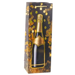 LEAN Torba Prezentowa Na Wino Butelkę Papierowa Szampan 35 x 12 x 9 cm